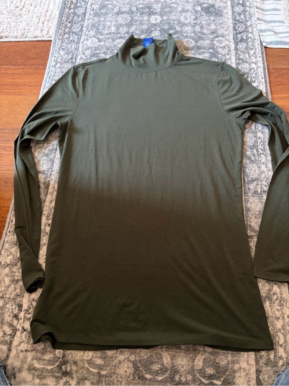 Kit and Ace Olive Green Long Sleeve Turtleneck